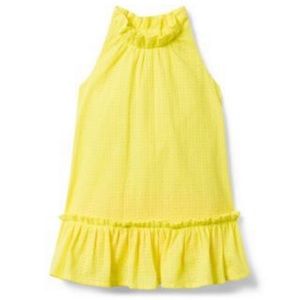 Janie and Jack eyelet, ruffle neck dress